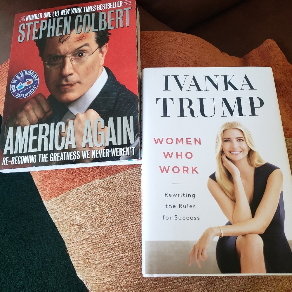 2 new books...IVANKA TRUMP "WOMAN WHO WORK"